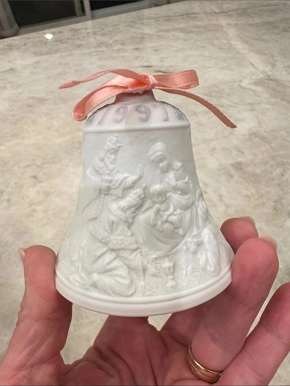 Lladró Campana Navidad 1997Porcelain Christmas Bell